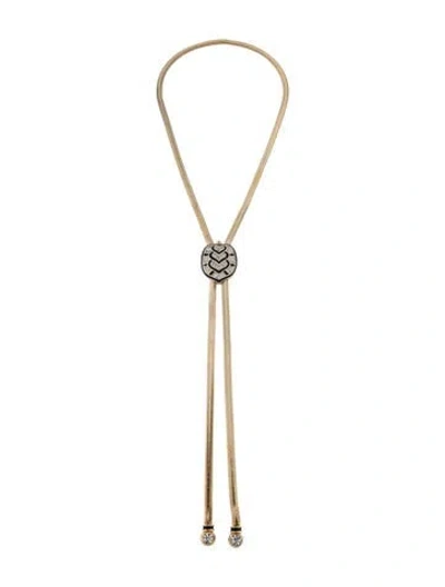 Pre-owned Judith Leiber Bead, Enamel & Crystal Long Graduated Necklace, 20" In Multi