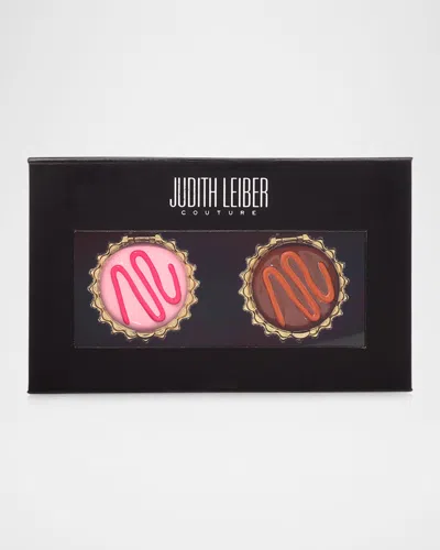Judith Leiber Bon Bon Crystal Miniatures In Champagne Rhine Mult