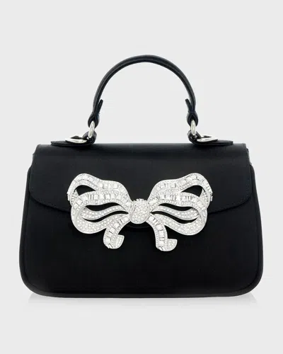 Judith Leiber Bow Satin Top-handle Bag