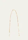 Judith Leiber Brass Elbow Chain Shoulder Strap In Champagne