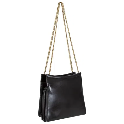 Pre-owned Judith Leiber Brown Leather Mini Compartment Bag With Coin Purse, 1980s