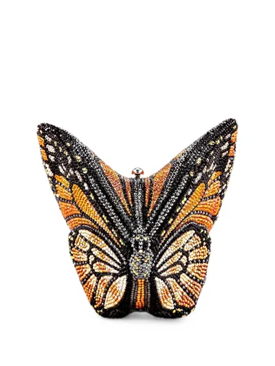 Judith Leiber Butterfly Marigold Crystal-embellished Butterfly Mini Bag In Multi