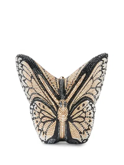 Judith Leiber Butterfly Monarch Crystal-embellished Tote Bag In Black