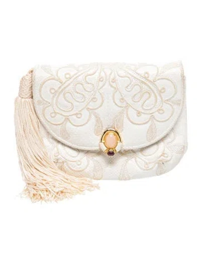 Pre-owned Judith Leiber Clutch In Gold