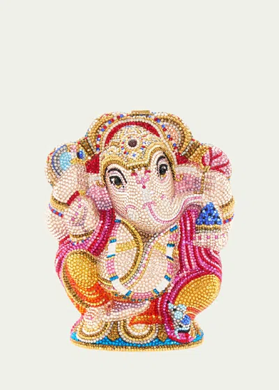 Judith Leiber Collector's Edition Ganesh Minaudiere In Multi Pattern