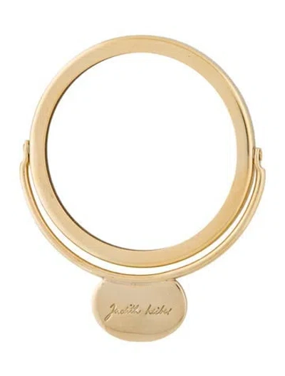Pre-owned Judith Leiber Compact Mirror In Gold