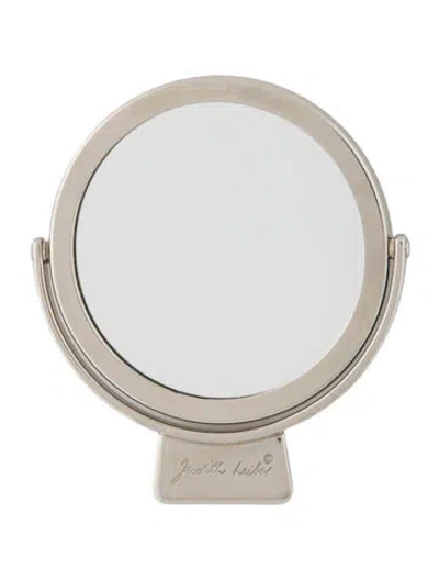 Pre-owned Judith Leiber Compact Mirror In Silver