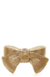 Judith Leiber Couture Bow Clutch In Gold