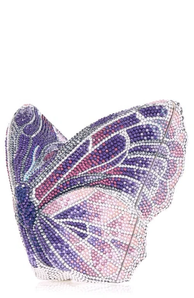 Judith Leiber Couture Butterfly Crystal Clutch In Multi