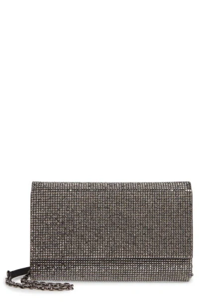Judith Leiber Couture Fizzoni Beaded Clutch In Gray