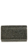 Judith Leiber Couture Fizzy Beaded Clutch In Burgundy