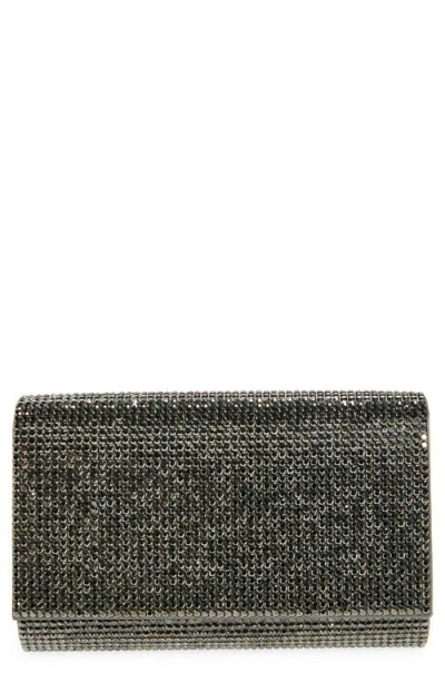 Judith Leiber Couture Fizzy Beaded Clutch In Gray