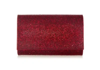 Judith Leiber Couture Fizzy Beaded Clutch In Orange