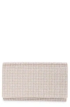 Judith Leiber Couture Fizzy Beaded Clutch In Silver/golden/opal