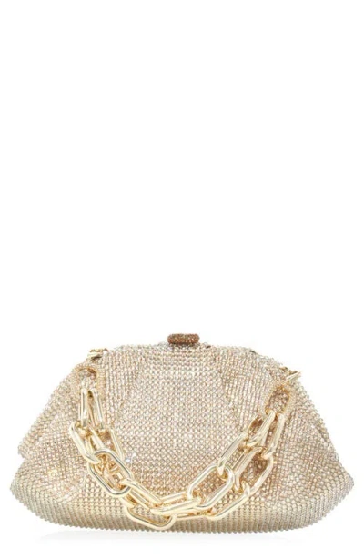 Judith Leiber Couture Gemma Crystal Clutch In Gold