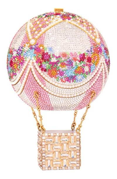 Judith Leiber Couture Hot Air Balloon Crystal Minaudière In Multi
