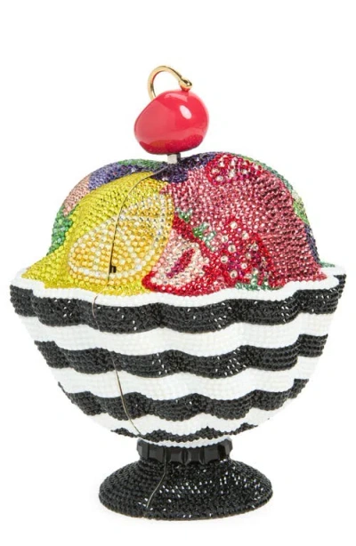 Judith Leiber Couture Ice Cream Sundae Gelato Crystal Clutch In Multi