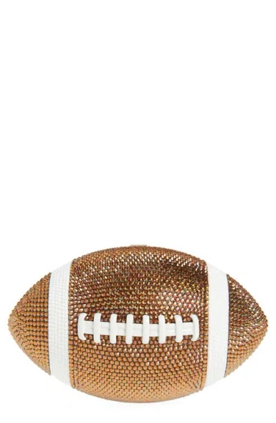 Judith Leiber Couture  Football Clutch In Multi