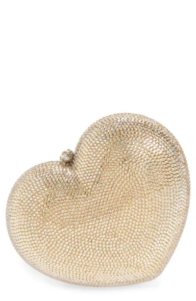 Judith Leiber Couture Lamour Petite Coeur Heart Clutch
