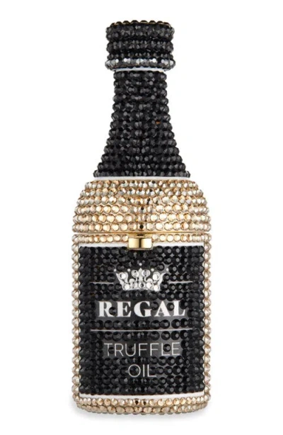 Judith Leiber Couture Mini Crystal Bottle Pillbox In Yellow