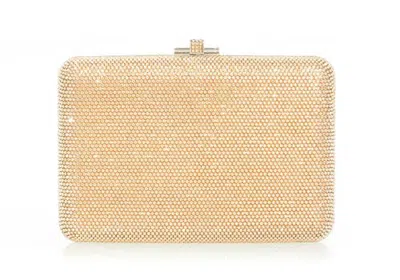 Judith Leiber Couture Slim Slide Clutch In Champagne Prosecco