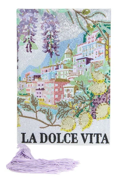 Judith Leiber Couture Storybook La Dolce Vita Rhinestone Clutch