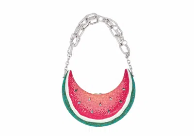 Judith Leiber Crescent In Multi