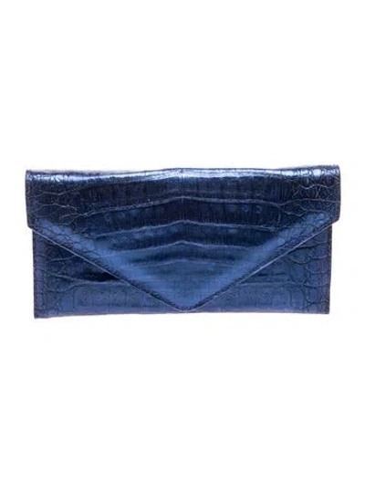 Pre-owned Judith Leiber Crocodile Shoulder Bag W/ Tags