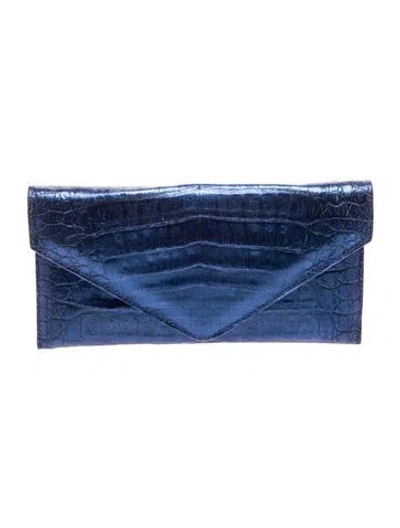 Pre-owned Judith Leiber Crocodile Shoulder Bag W/ Tags