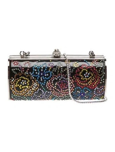 Pre-owned Judith Leiber Crystal Clutch In Multicolor