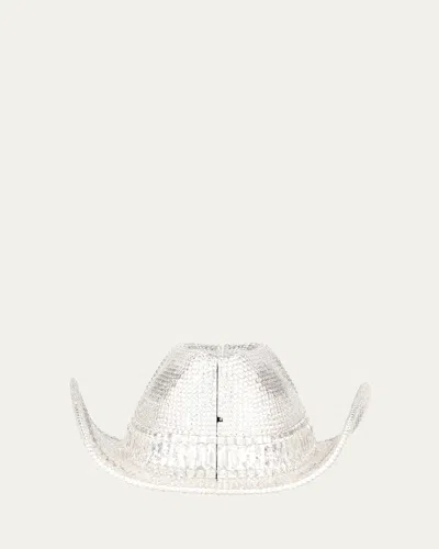Judith Leiber Crystal Cowboy Hat Clutch Bag