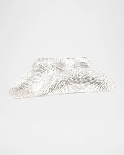Judith Leiber Crystal Cowboy Hat Clutch Bag
