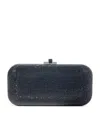 Judith Leiber Crystal-embellished Long Slide Clutch Bag In Black