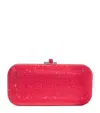 Judith Leiber Crystal-embellished Long Slide Clutch Bag In Red