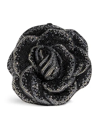 Judith Leiber Crystal-embellished Rose Clutch Bag
