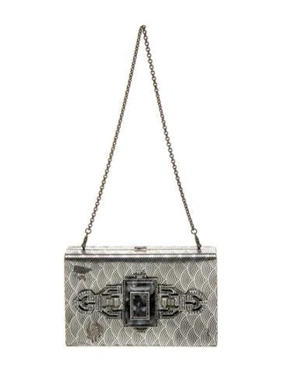 Pre-owned Judith Leiber Crystal Minaudière