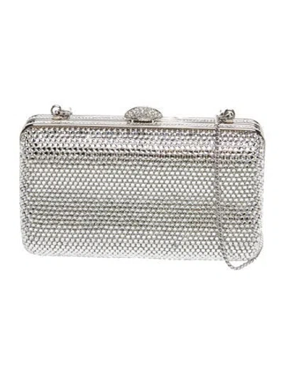 Pre-owned Judith Leiber Crystal Minaudière