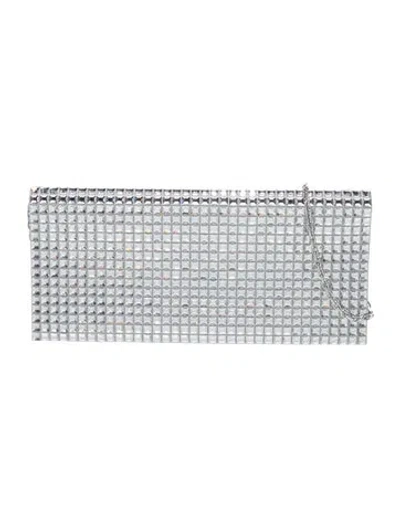 Pre-owned Judith Leiber Crystal Minaudière