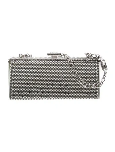 Pre-owned Judith Leiber Crystal Minaudière