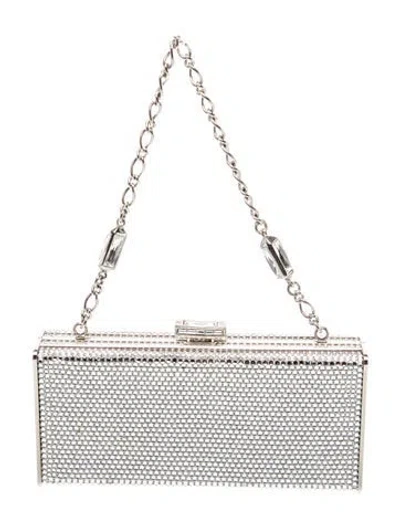 Pre-owned Judith Leiber Crystal Minaudière