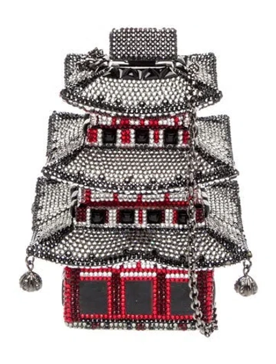 Pre-owned Judith Leiber Crystal Minaudière