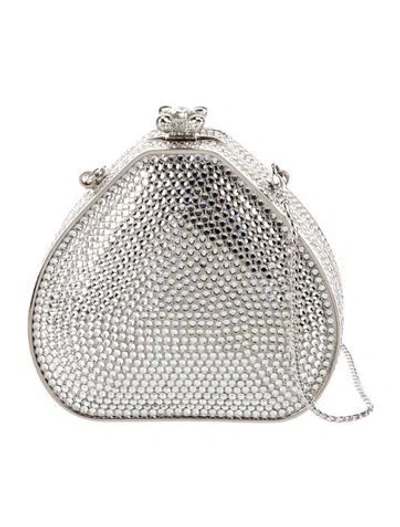 Pre-owned Judith Leiber Crystal Minaudière