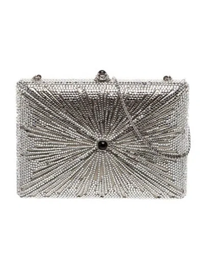 Pre-owned Judith Leiber Crystal Minaudière