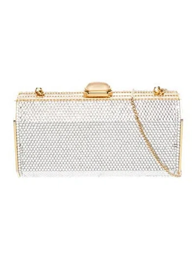 Pre-owned Judith Leiber Crystal Minaudière Vintage