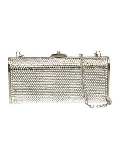 Pre-owned Judith Leiber Crystal Shoulder Bag In Gold