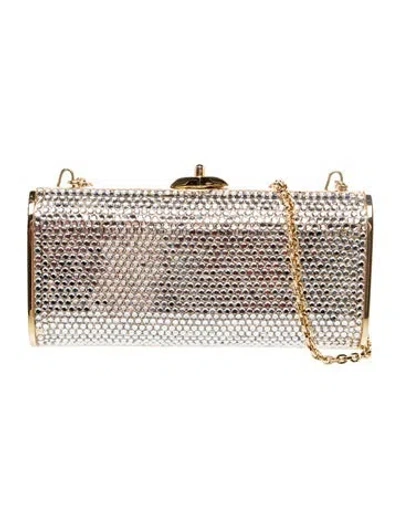 Pre-owned Judith Leiber Crystal Shoulder Bag In Multi