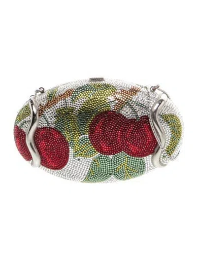 Pre-owned Judith Leiber Crystal Shoulder Bag In Multi