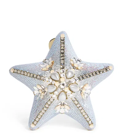 Judith Leiber Crystal Starfish Astro Clutch Bag