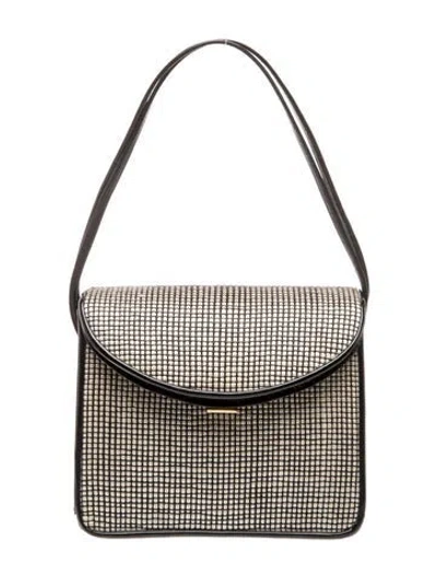 Pre-owned Judith Leiber Crystal Top Handle Bag In Multi