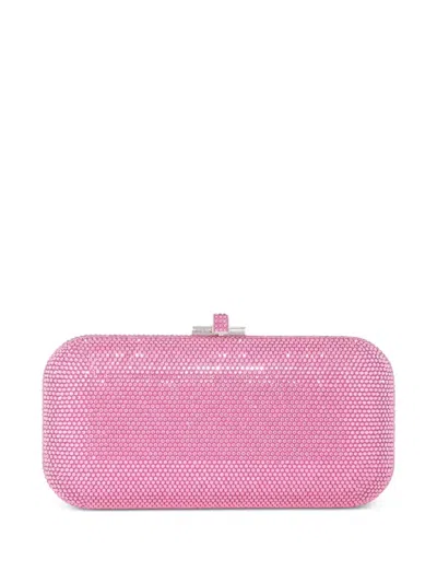 Judith Leiber Crystal-embellished Clutch Bag In Pink